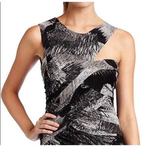 BCBG MAXAZRIA Roxanne Black/White Mini dress XS.